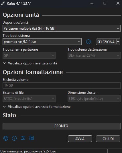 Rufus - rendi avviabile una chiavetta usb - Lutritech.it