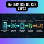 LOLIN S2 Mini usata come tastiera USB HID ESP32 controllabile via Wi‑Fi